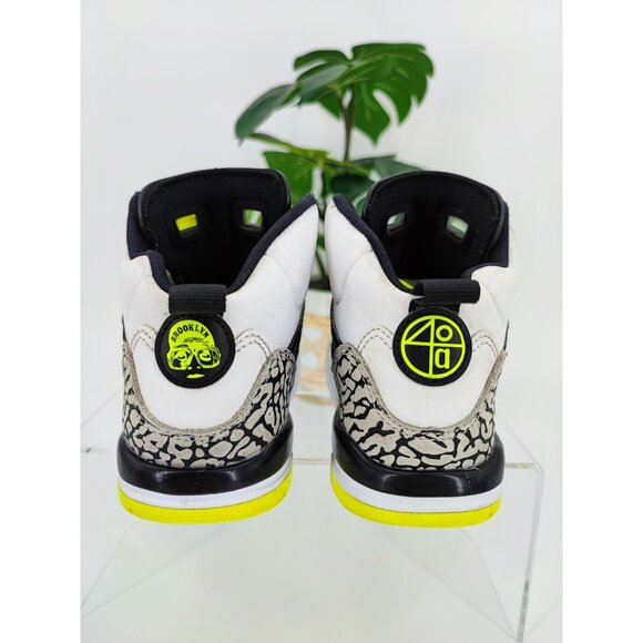 Nike Kids Air Jordan Spizike White Leather Sneakers Size 12C US - Picture 3 of 9
